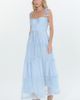 CIEBON CIEBON Eva Tie Strap Fit & Flare Gown - 5