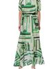 CIEBON CIEBON Gemma Puff Sleeve Tie Belt Maxi Dress - 2