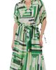 CIEBON CIEBON Gemma Puff Sleeve Tie Belt Maxi Dress - 4