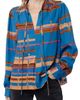 CIEBON CIEBON Gina Mod Print Split Neck Top - 1