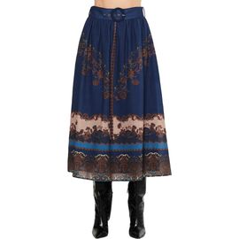 CIEBON CIEBON Jaxine Belted Midi Skirt