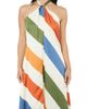 CIEBON CIEBON Jayla Diagonal Stripe Halter Dress - 4
