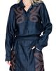 CIEBON CIEBON Julianna Embroidered Tencel® Lyocell Shirt - 1