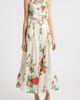 CIEBON CIEBON Katerina Strawberry Print Sleeveless Shirtdress - 1