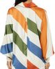 CIEBON CIEBON Kenia Stripe Satin Chiffon Button-Up Shirt - 2