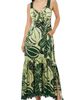 CIEBON CIEBON Kira Lace Trim Print Maxi Dress - 1