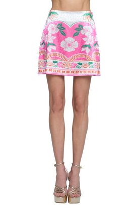 CIEBON CIEBON Lenya Floral Miniskirt