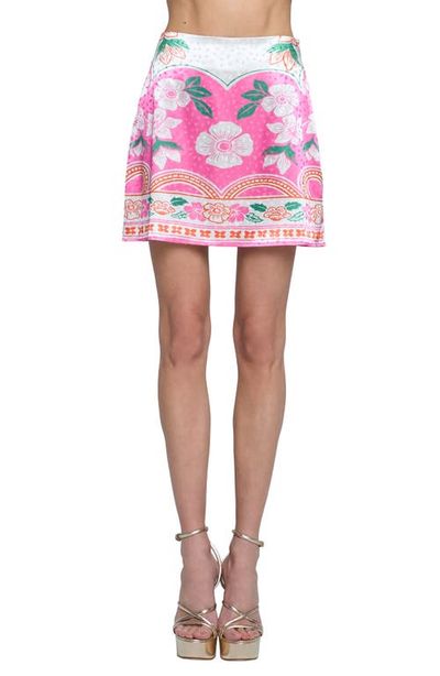CIEBON CIEBON Lenya Floral Miniskirt