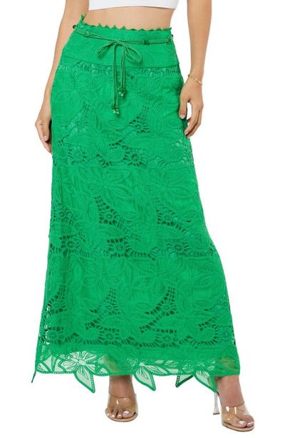 CIEBON CIEBON Lori Lace Midi Skirt