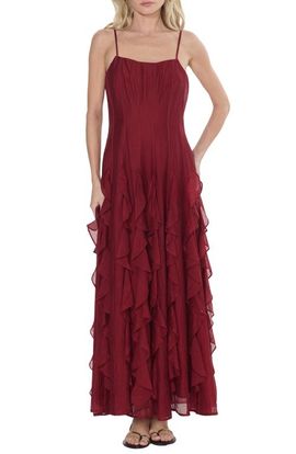 CIEBON CIEBON Lovise Ruffled Gown