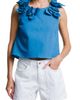CIEBON CIEBON Lucia Rosette Detail Denim Shirt - 1