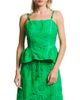 CIEBON CIEBON Luna Embroidered Peplum Tank - 1