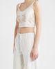 CIEBON CIEBON Lyra Embroidered Cotton Crop Top - 3