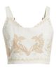CIEBON CIEBON Lyra Embroidered Cotton Crop Top - 5