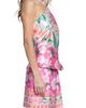 CIEBON CIEBON Maika Floral Dot Satin Halter Top - 3