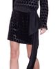 CIEBON CIEBON Marla Burnout Velvet Miniskirt - 4
