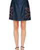 CIEBON CIEBON Mya Embroidered TENCEL® Lyocell Miniskirt - 1