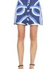 CIEBON CIEBON Ophena Swirl Print Button Front Miniskirt - 1
