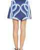 CIEBON CIEBON Ophena Swirl Print Button Front Miniskirt - 2