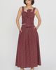 CIEBON CIEBON Pheona Embellished Plaid Midi Skirt - 4