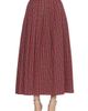 CIEBON CIEBON Pheona Embellished Plaid Midi Skirt - 5
