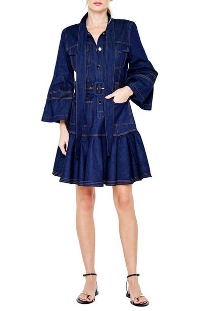 CIEBON CIEBON Roma Drop Waist Shirtdress
