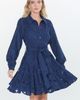 CIEBON CIEBON Serane Eyelet Embroidery Long Sleeve Minidress - 5