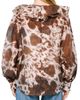 CIEBON CIEBON Sienna Animal Print Ruffle Top - 2