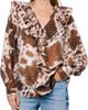 CIEBON CIEBON Sienna Animal Print Ruffle Top - 4