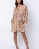 CIEBON CIEBON Sonia Metallic Long Sleeve Minidress - 5
