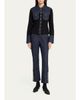 Cinq à Sept Aliza Ponte & Denim Long-Sleeve Top - 2