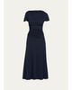 Cinq à Sept Avielle Ruched Boat-Neck Midi Dress - 1