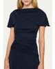 Cinq à Sept Avielle Ruched Boat-Neck Midi Dress - 5