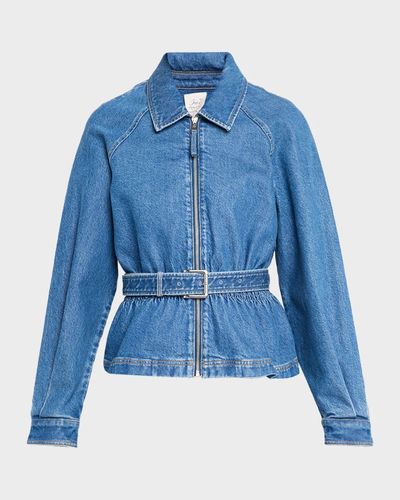Cinq à Sept Briar Belted Denim Jacket