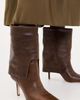 Cinq à Sept Cinq à Sept Anita Fold Over Ankle Booties Toffee - 3