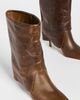Cinq à Sept Cinq à Sept Anita Fold Over Ankle Booties Toffee - 5