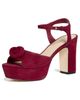 Cinq à Sept Cinq à Sept Arianna Suede Platform Sandals berrywine - 1