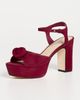 Cinq à Sept Cinq à Sept Arianna Suede Platform Sandals berrywine - 2