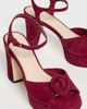 Cinq à Sept Cinq à Sept Arianna Suede Platform Sandals berrywine - 4