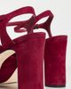Cinq à Sept Cinq à Sept Arianna Suede Platform Sandals berrywine - 5