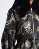 Cinq à Sept Cinq à Sept Armelle Paisley Fan Embroidered Jacket with Faux Fur Collar - 5