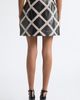 Cinq à Sept Cinq à Sept Audree Lattice Trim Faux Leather Miniskirt - 3
