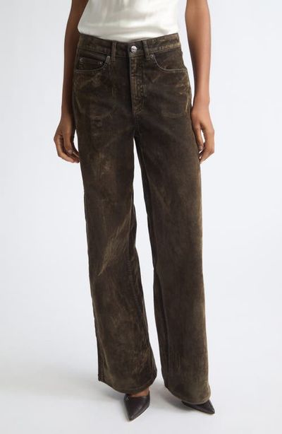 Cinq à Sept Cinq à Sept Betsy Flocked Bootcut Jeans