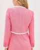 Cinq à Sept Cinq à Sept Contrast Auden Jacket Elle Pink/White - 4