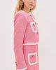 Cinq à Sept Cinq à Sept Contrast Auden Jacket Elle Pink/White - 5