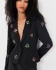 Cinq à Sept Cinq à Sept Crown Jewel Le Petit Karlie Blazer Black/Multi - 2