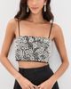 Cinq à Sept Cinq à Sept Crystal Ivy Nikki Top Black/Clear - 2