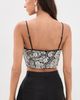 Cinq à Sept Cinq à Sept Crystal Ivy Nikki Top Black/Clear - 3