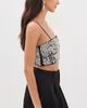 Cinq à Sept Cinq à Sept Crystal Ivy Nikki Top Black/Clear - 4