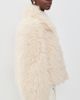 Cinq à Sept Cinq à Sept Curly Lamb Geraldine Coat Dark Gardenia - 4